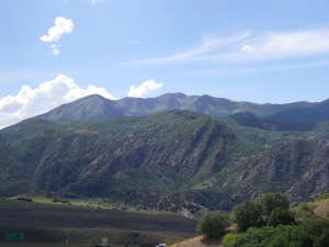 Mountains by Highway 89