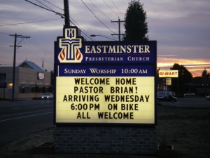 Eastminster sign